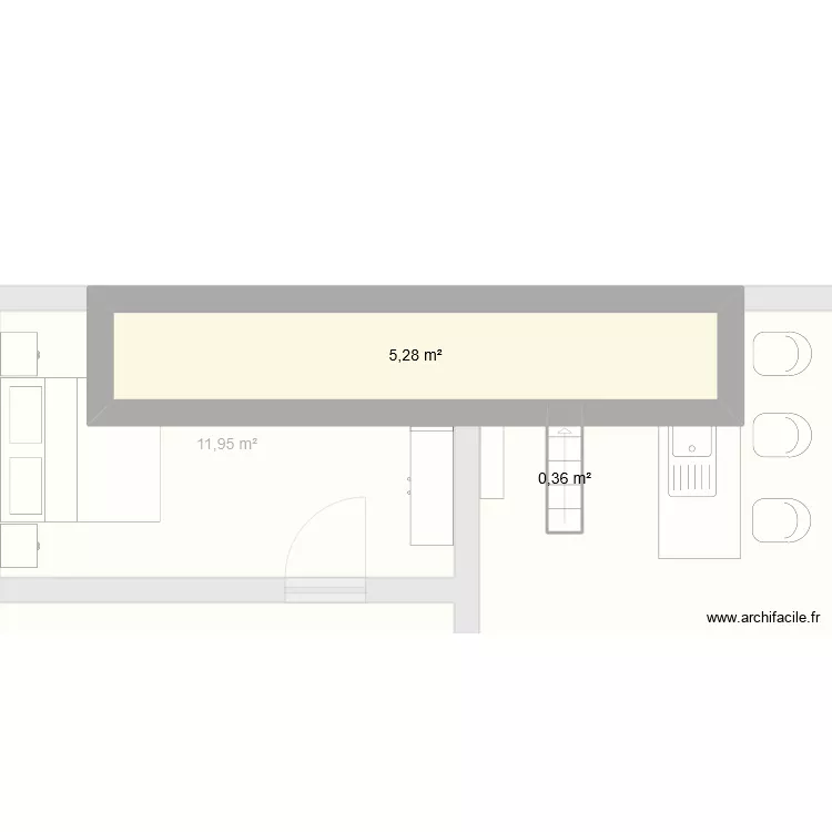 Maison. Plan de 