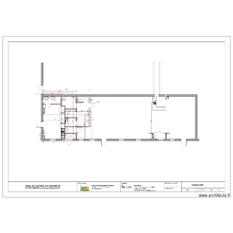SOUS CHAPELLE . Plan de 0 pièce et 0 m2