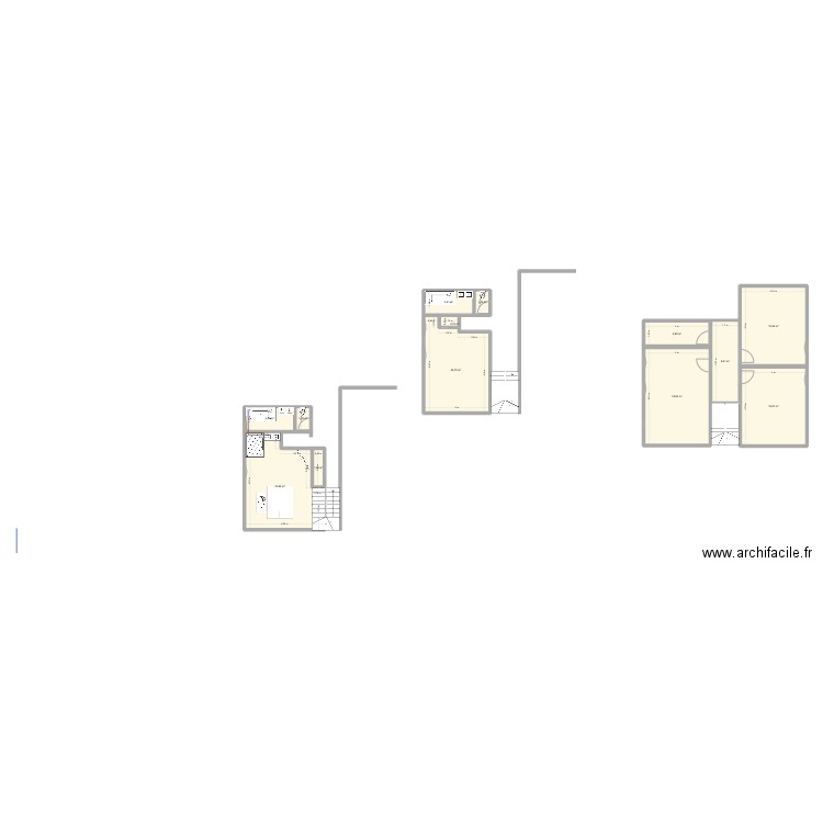 CASA_ST_PRIX-ETAGE-EVOLUTION. Plan de 13 pièces et 135 m2