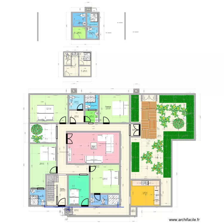 Alou kaS.N. Plan de 30  et 273 m²