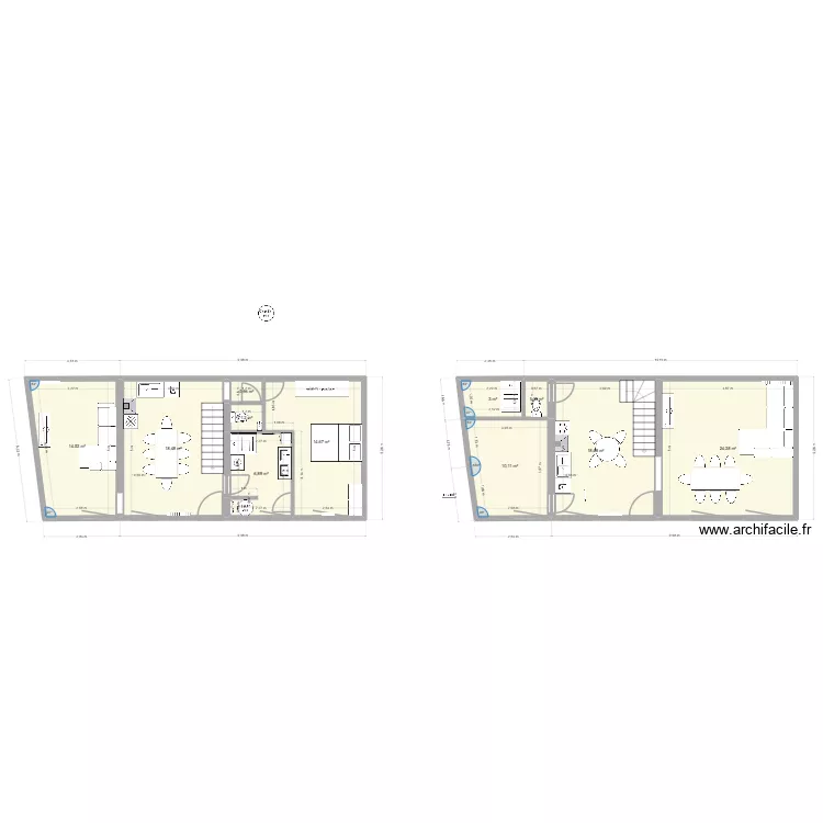 St Germain sur Avre &eacute;tat projet&eacute;. Plan de 