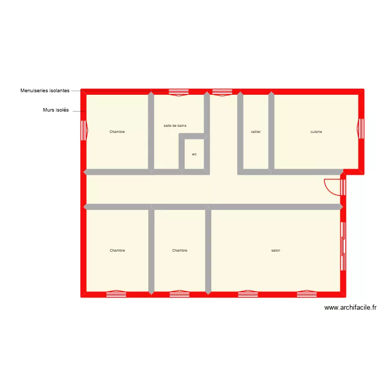 DENYS étage étape 1. Plan de 9 et 112 m² DENYS étage étape 1. Plan de 9 et 112 m²
