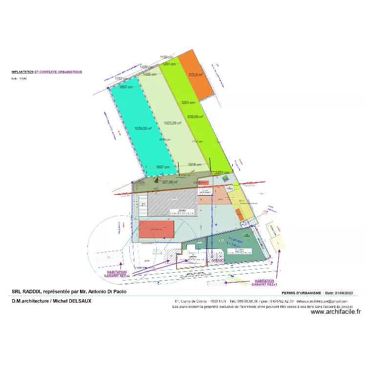 PARTAGE PRAIRIE 3. Plan de 