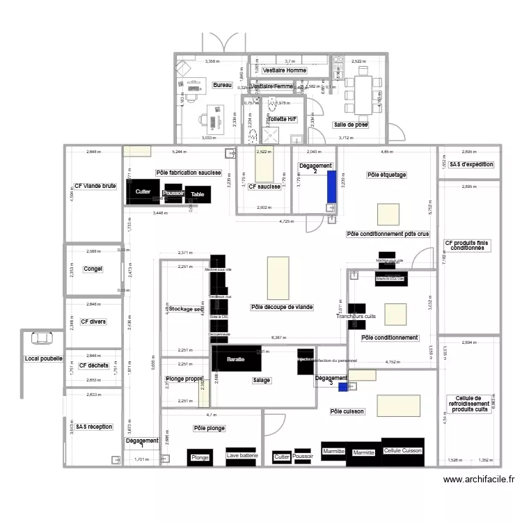 Plan Batiment DDPP 01102026. Plan de 22 Pièces et 301 m² Plan Batiment DDPP 01102026. Plan de 22 Pièces et 301 m²