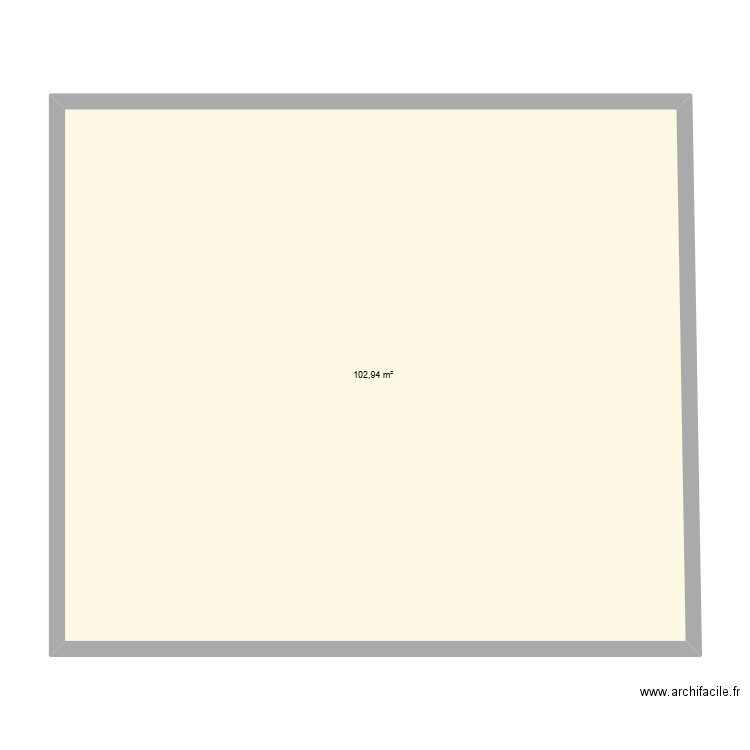 Garage. Plan de 1 pièce et 103 m2