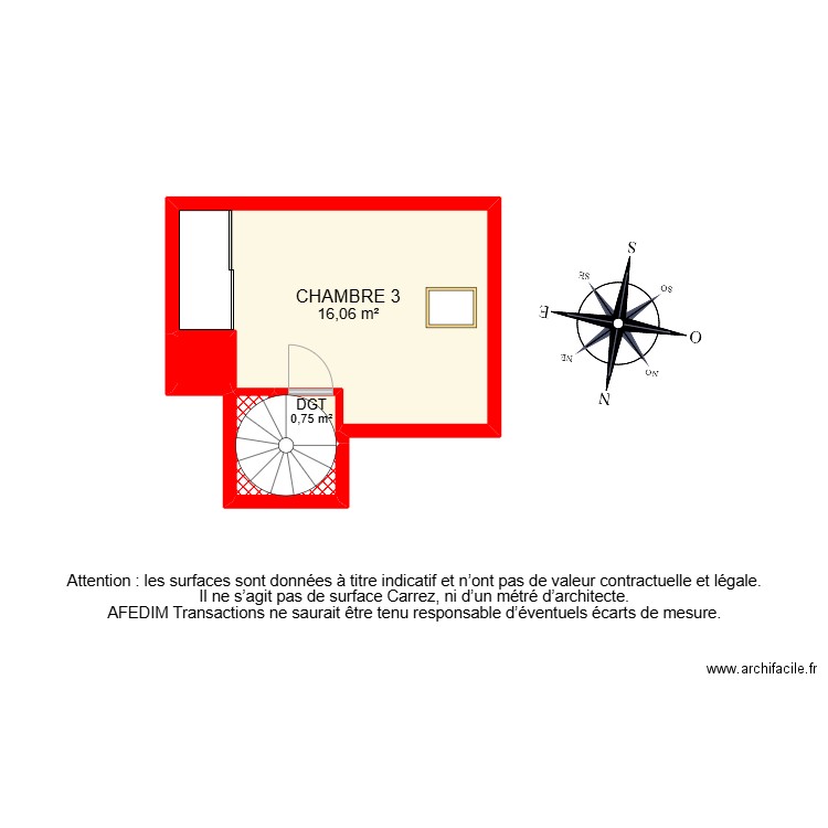 BI26758 -. Plan de 19 pièces et 92 m2