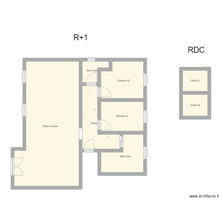 350601908. Plan de 8 pièces et 87 m2