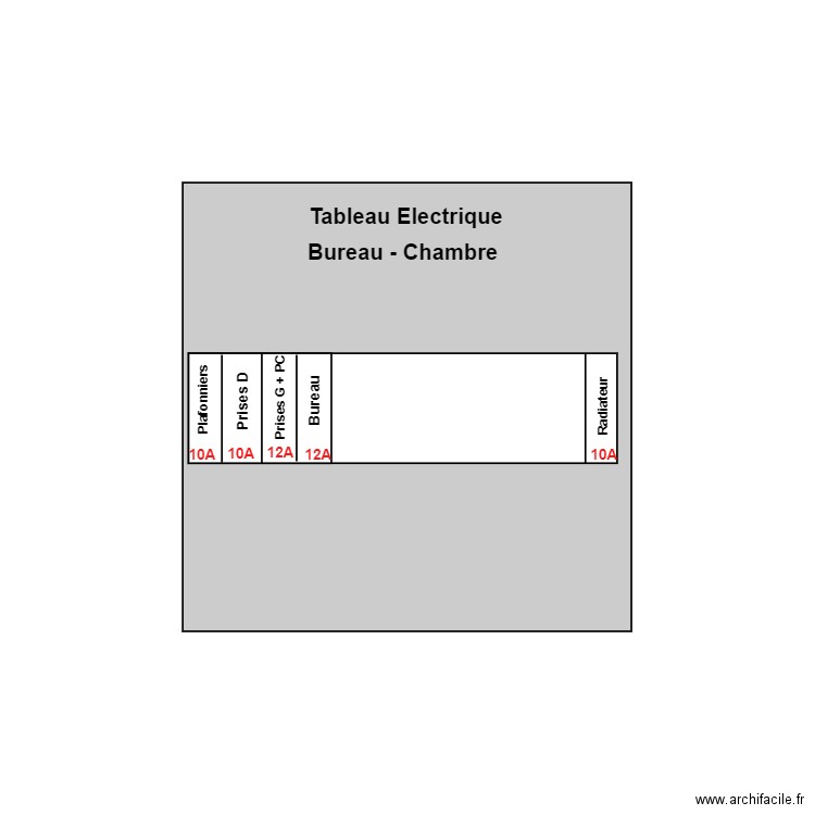 Tableau Electrique 2ème Etage. Plan de 0 pièce et 0 m2
