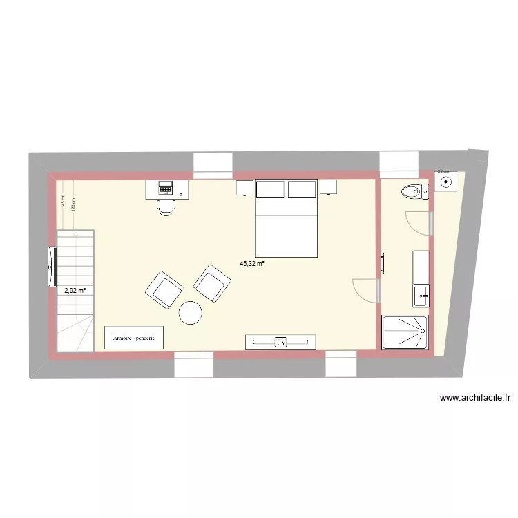 La Peloue 4. Plan de 