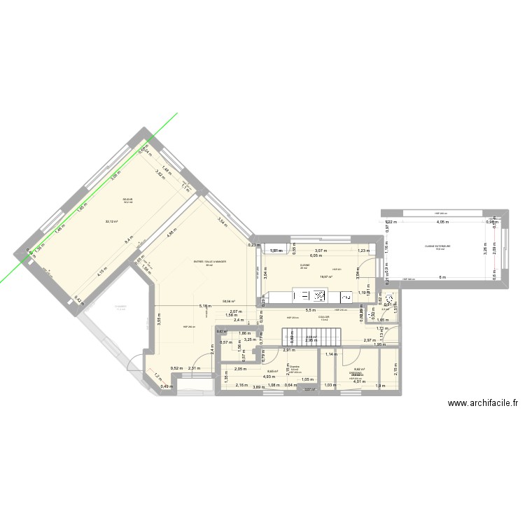 HARTWIG VERSION 2 OK. Plan de 19 pièces et 211 m2