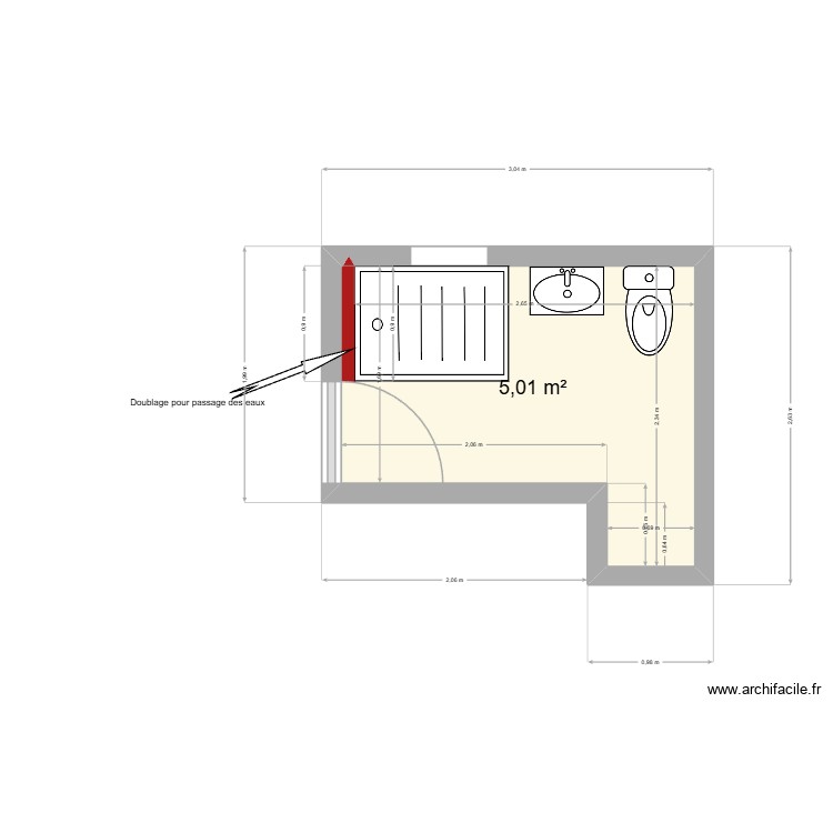 delage. Plan de 0 pièce et 0 m2