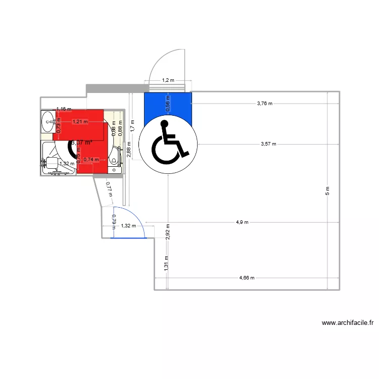 CHAMBRE AVEC SDB FAURE V2 A FAIRE VALIDER DDT NATHALIE DOIT VALIDER. Plan de CHAMBRE AVEC SDB FAURE V2 A FAIRE VALIDER DDT NATHALIE DOIT VALIDER. Plan de