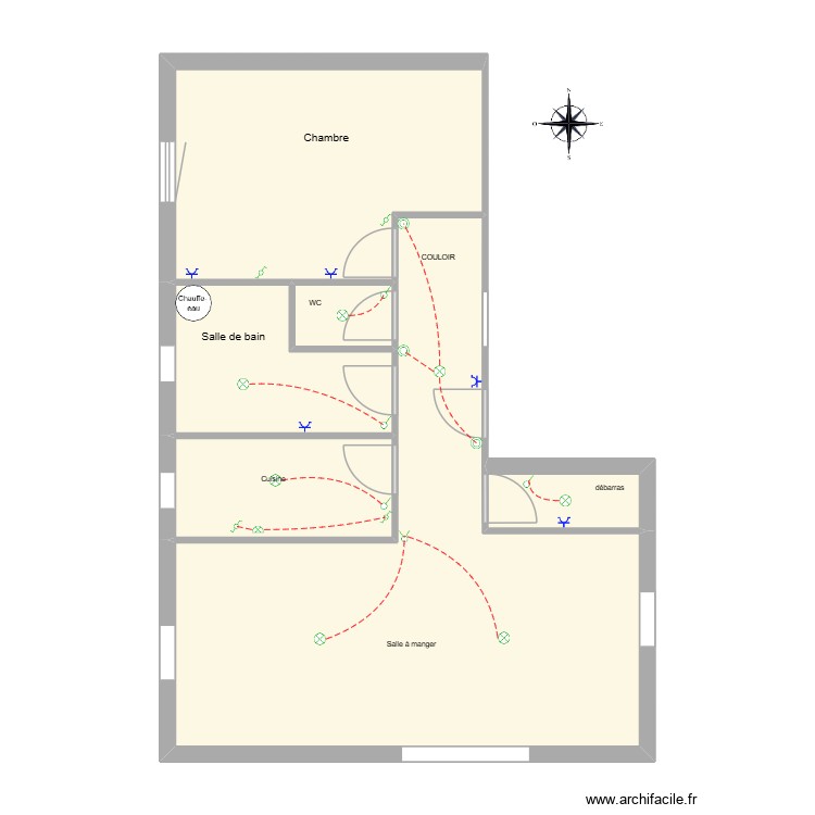 f2 théo 2TNE2. Plan de 0 pièce et 0 m2
