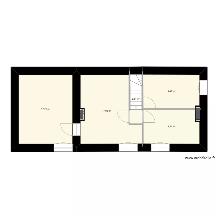 Plan Thoraval - Etage. Plan de 
