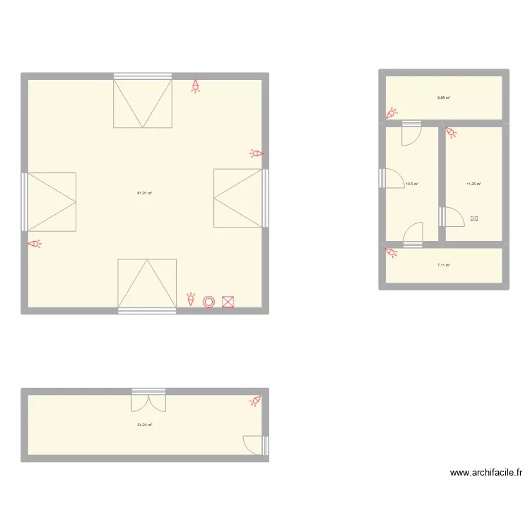 Centre technique de Meschers. Plan de Centre technique de Meschers. Plan de