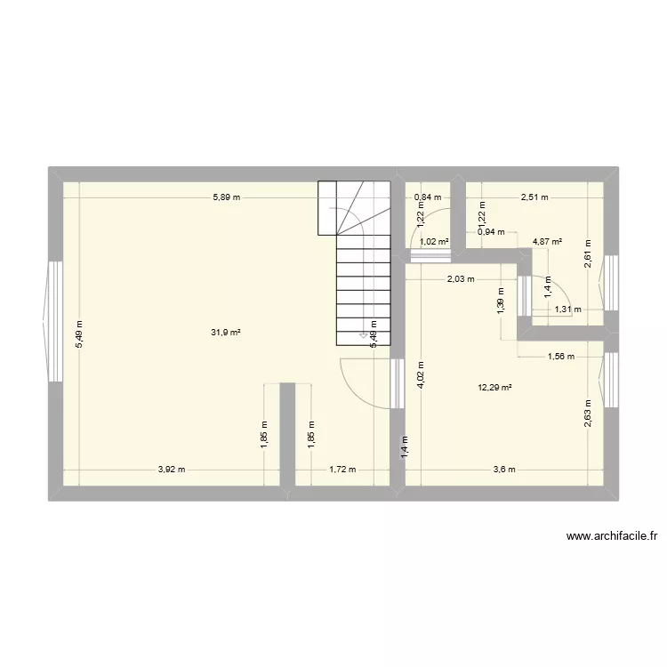 MAISON CAMUT. Plan de 