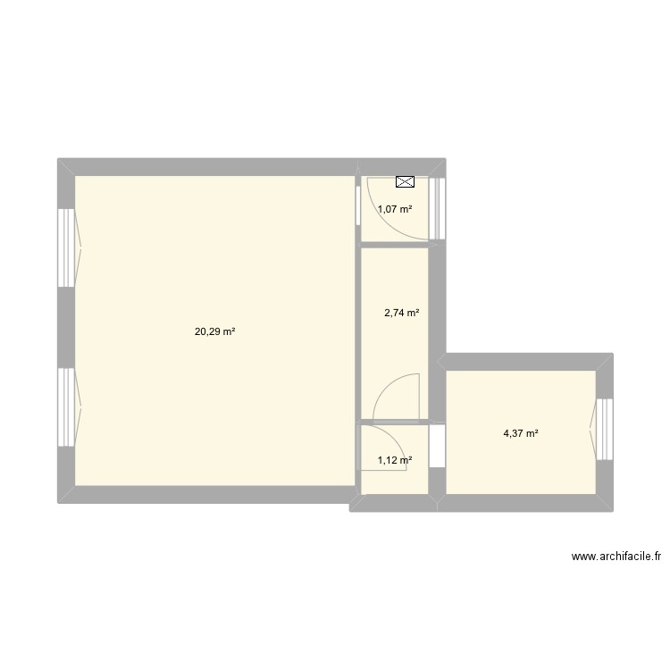 Abbé greg vide. Plan de 0 pièce et 0 m2