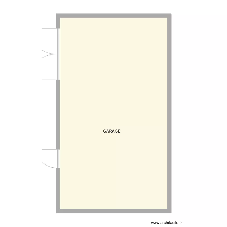 FILLON. Plan de 1 pièce et 82 m² FILLON. Plan de 1 pièce et 82 m²