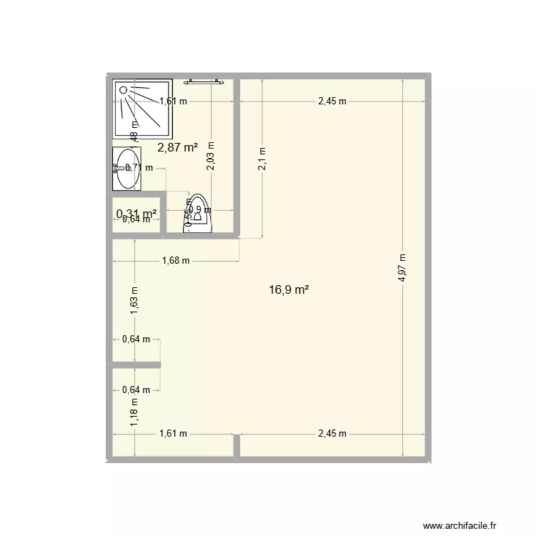 FARA. Plan de 3 et 20 m² FARA. Plan de 3 et 20 m²