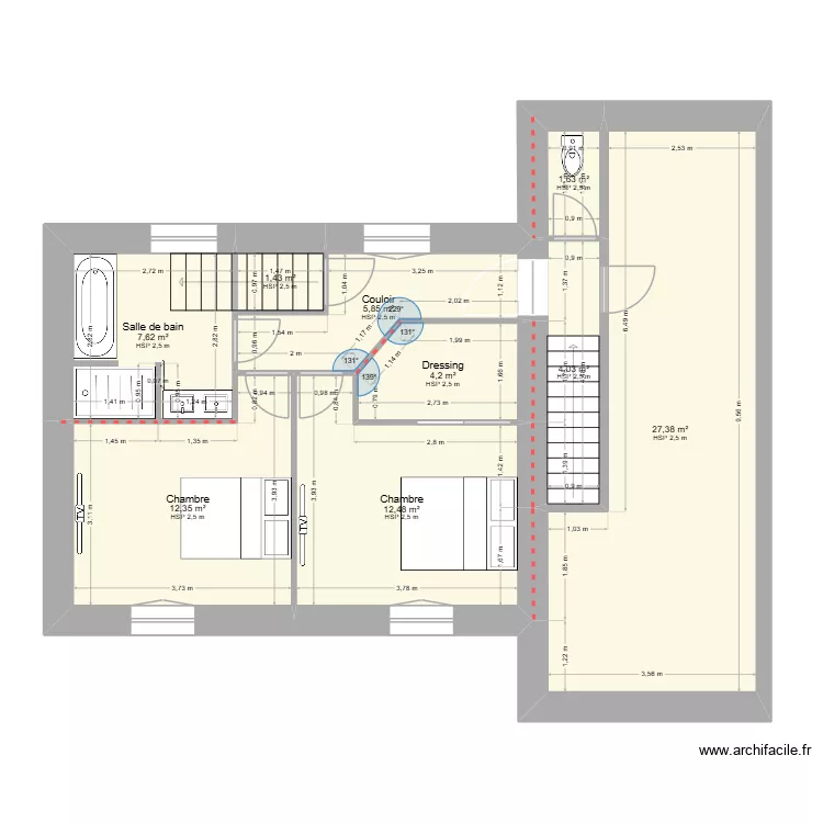 5 la joubertie etg projet. Plan de 5 la joubertie etg projet. Plan de