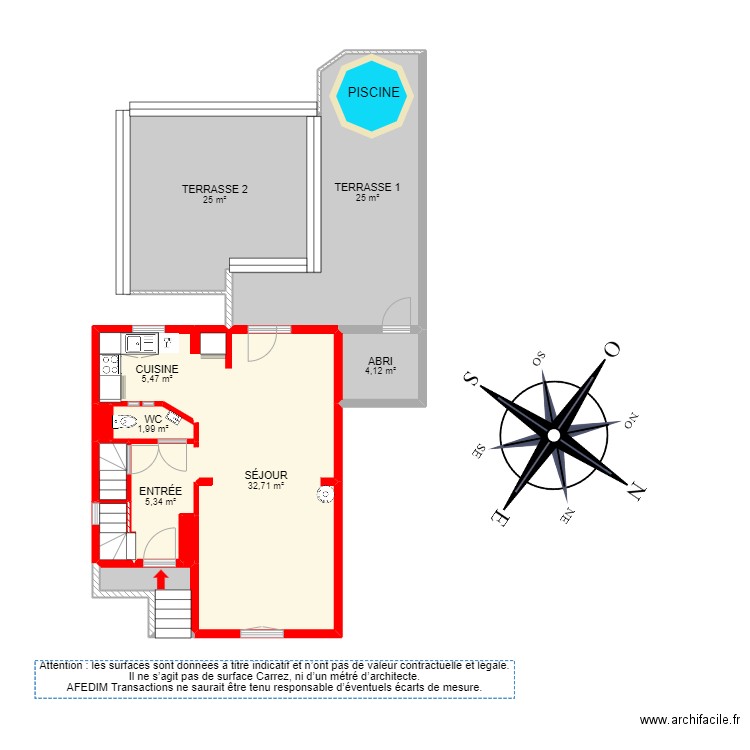 BI 18812 - . Plan de 34 pièces et 253 m2