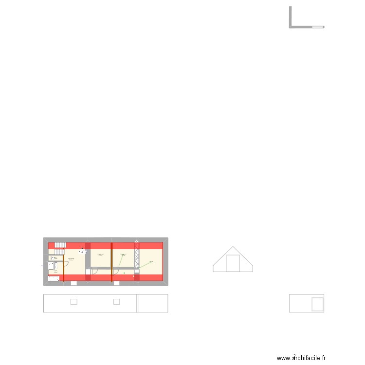 Maison sucé sur erdre Etage. Plan de 14 pièces et 190 m2