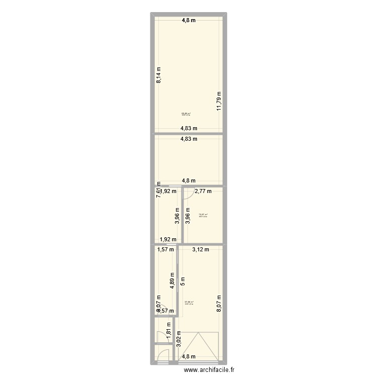 taller_3. Plan de 3 pièces et 112 m2
