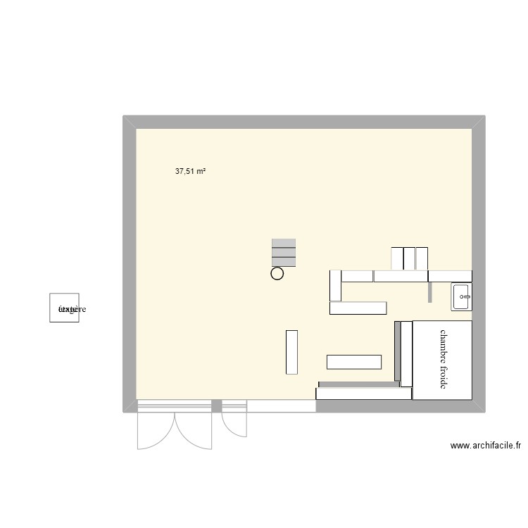 plan magasin margot. Plan de 0 pièce et 0 m2