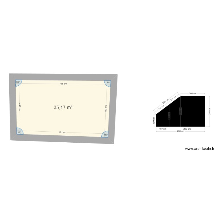 Grange Galey. Plan de 0 pièce et 0 m2