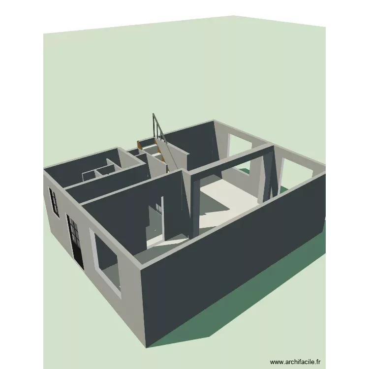 pouzinerie2026 poutre 18:28. Plan de 5 Pièces et 50 m² pouzinerie2026 poutre 18:28. Plan de 5 Pièces et 50 m²
