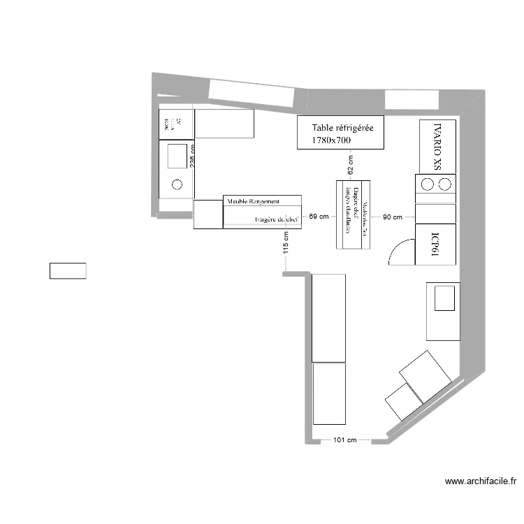 CHANTOVENT 1 APPAREILS BIS. Plan de 