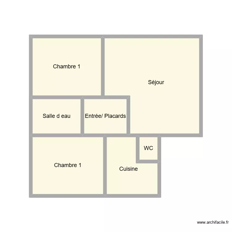 PERESSE. Plan de 7 Pièces et 23 m²