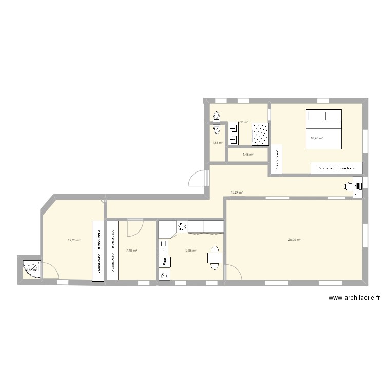 jasmin. Plan de 0 pièce et 0 m2