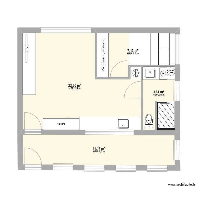MAISON 3. Plan de 0 pièce et 0 m2