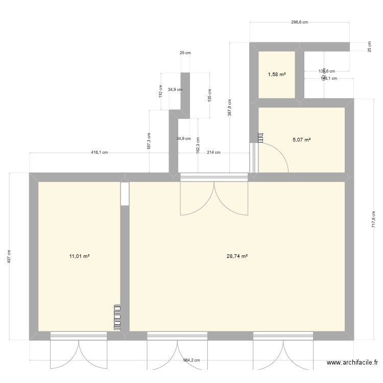 FOCH. Plan de 0 pièce et 0 m2