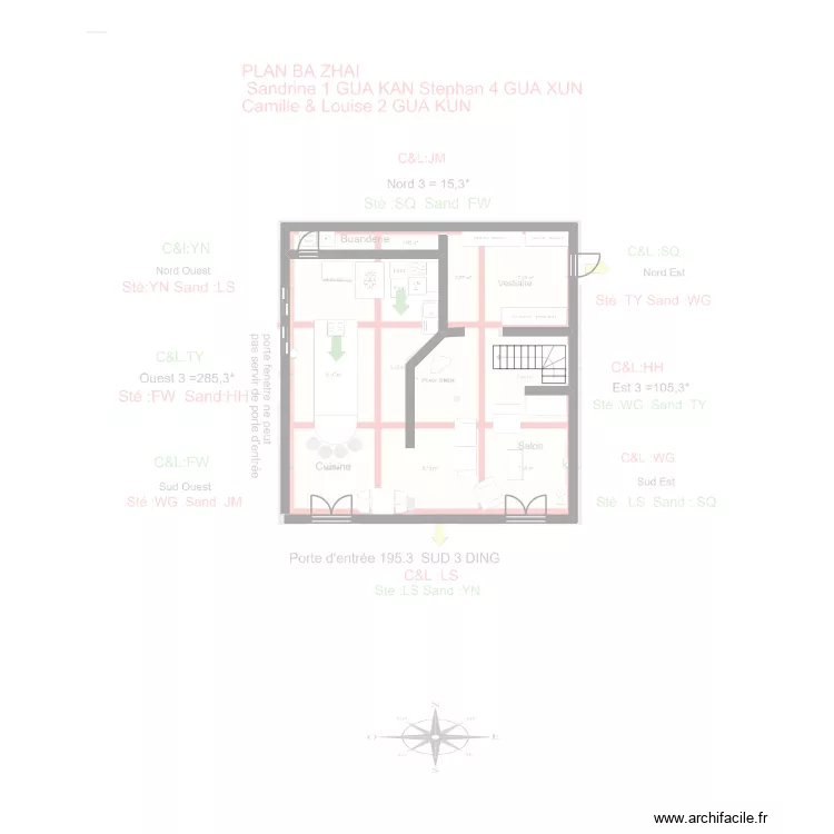 PLAN &eacute;toiles volantes janvier  2026. Plan de 