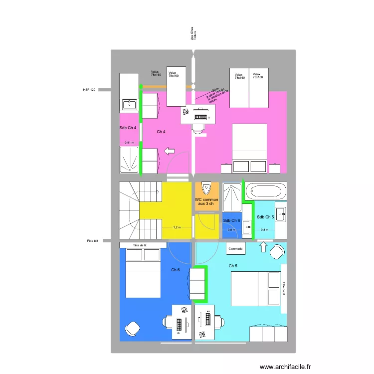 Victor Gilsoul Rez+2 Unif Ad&eacute; V2. Plan de 0 pièce et 0 m2