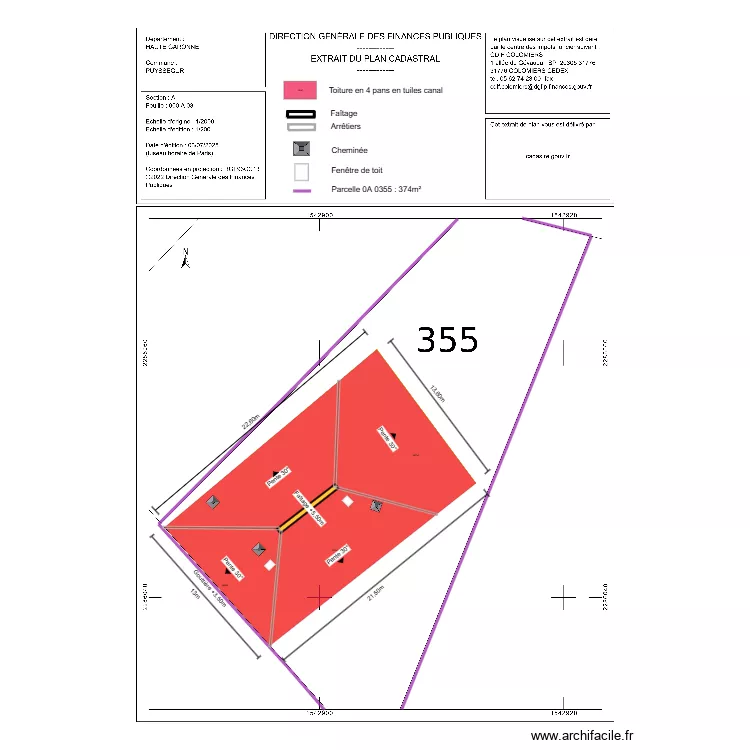DP02 NECHACHE. Plan de 