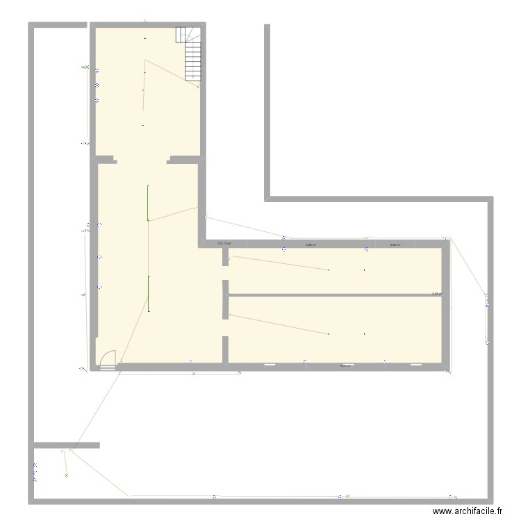 Villeneuve lumiere exterieur + VS. Plan de 5 pièces et 172 m2