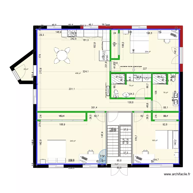90 ROCHELOIS RECONSTRUCTION. Plan de 