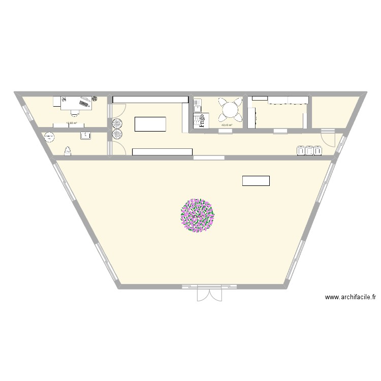 la fée aux fleurs. Plan de 0 pièce et 0 m2