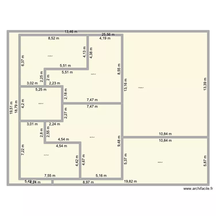 chantier priv&eacute; pays. Plan de 