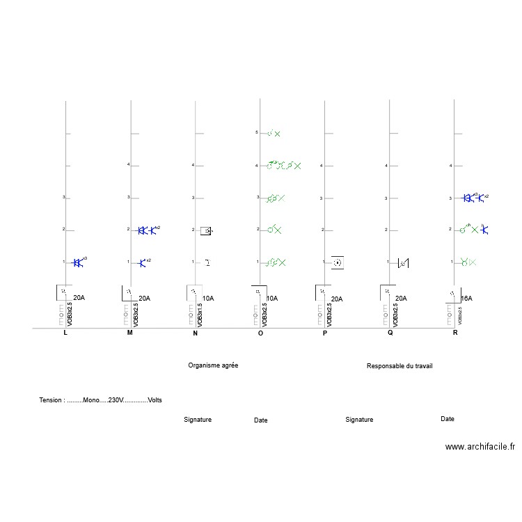 UNIFILAIRE bis. Plan de 0 pièce et 0 m2