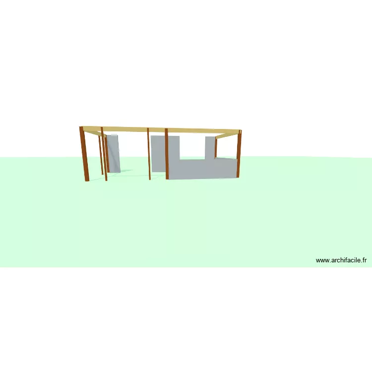 Veranda. Plan de 