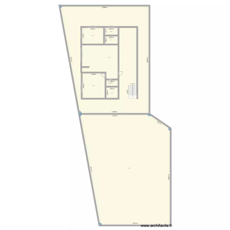 Villa Taganza. Plan de 