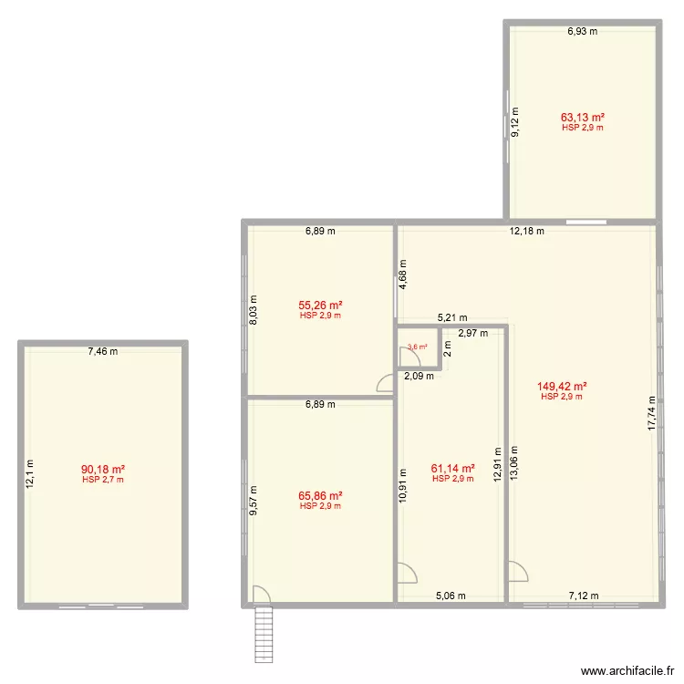 plan publicart 1er etage apres travaux. Plan de 