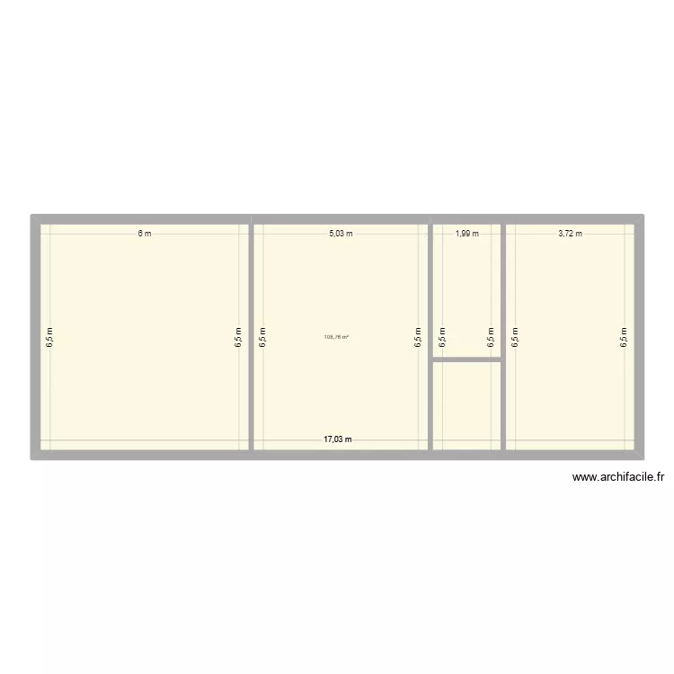 ARAYATS. Plan de 1  et 109 m²