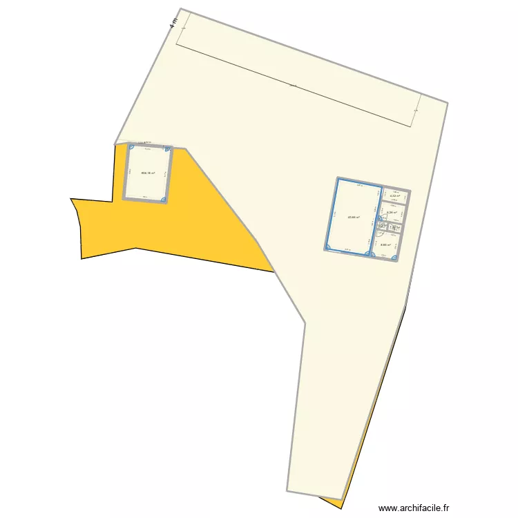 Plan essai 80m². Plan de Plan essai 80m². Plan de