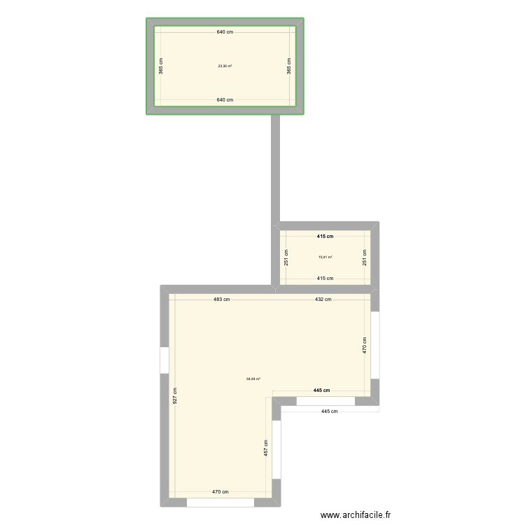 PLAN MAS DE LONDRES. Plan de 3 pièces et 98 m2