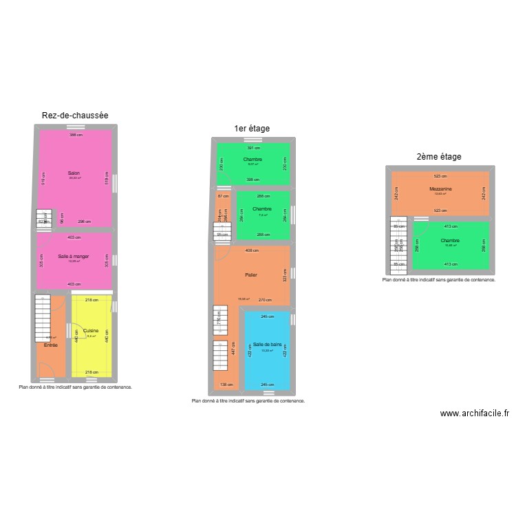 Victor Neuville . Plan de 12 pièces et 123 m2